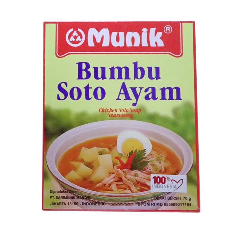 Jual Munik Bmb Soto Ayam Bumbu Masak Instan 70 G Online Januari 2021 Blibli