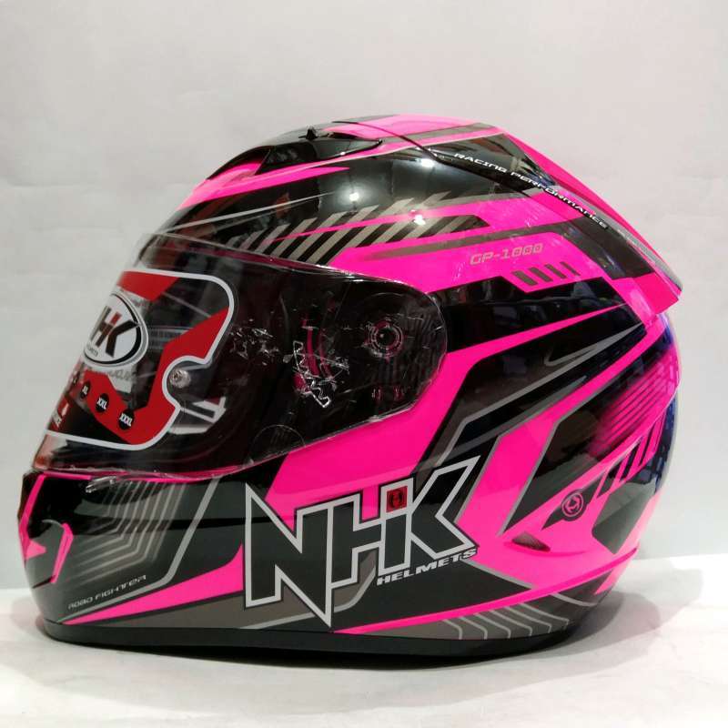 Helm pink full face discount