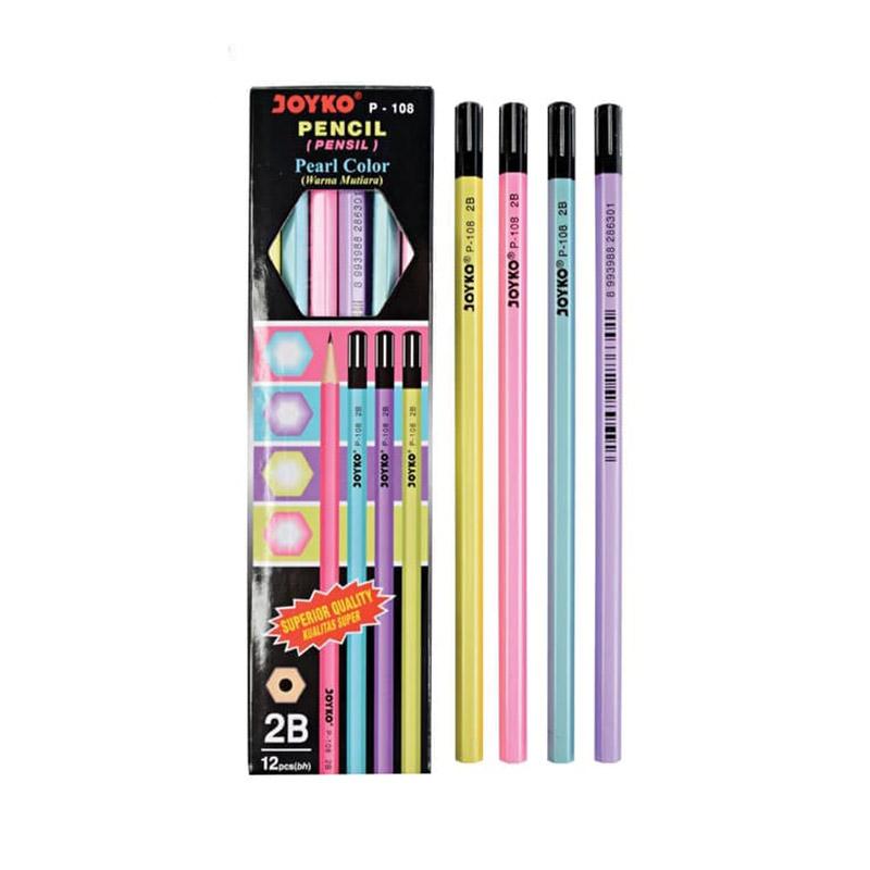 Jual Pensil Pearl 2b Joyko P 108 12 Pcs Alat Tulis Ujian