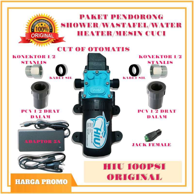mesin pompa pendorong water heater