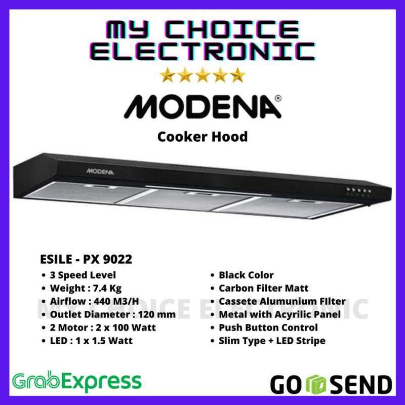 cooker hood modena px 9022