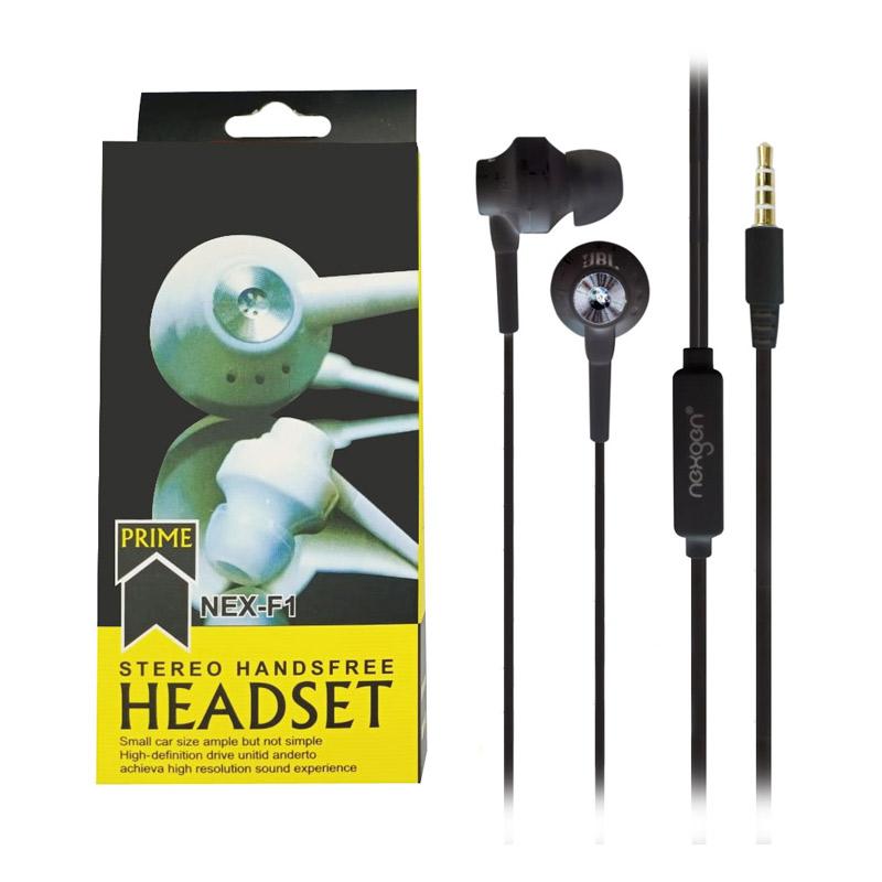 Jual Oem Stereo Handsfree Headset Earphone Prime Nex F1 With Mic