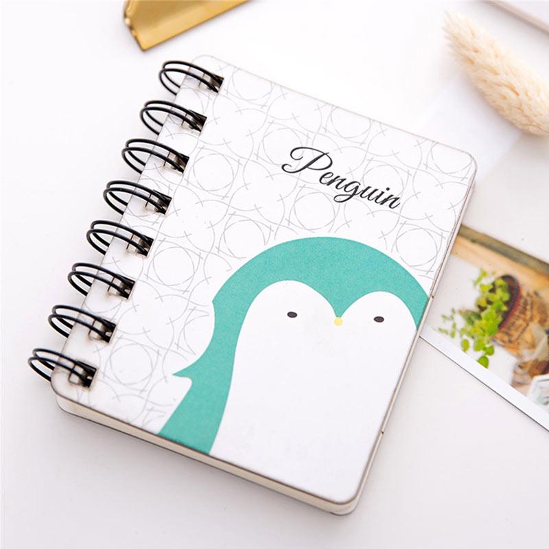 Jual Iit Cute Animated Cartoon Roll Coils Small Notebook For Student Supplies 4 Murah Maret 2020 Blibli Com