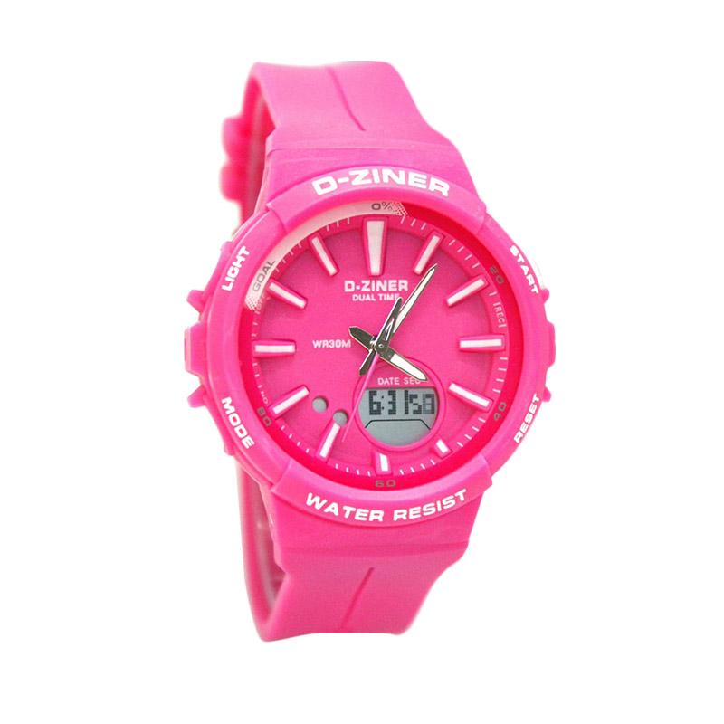 Jual D Ziner Dz 8242 Hrz13d40 Dual Time Jam Tangan Unisex