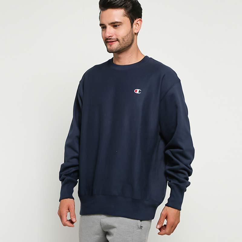 Champion small logo crew sweatshirt Clearance