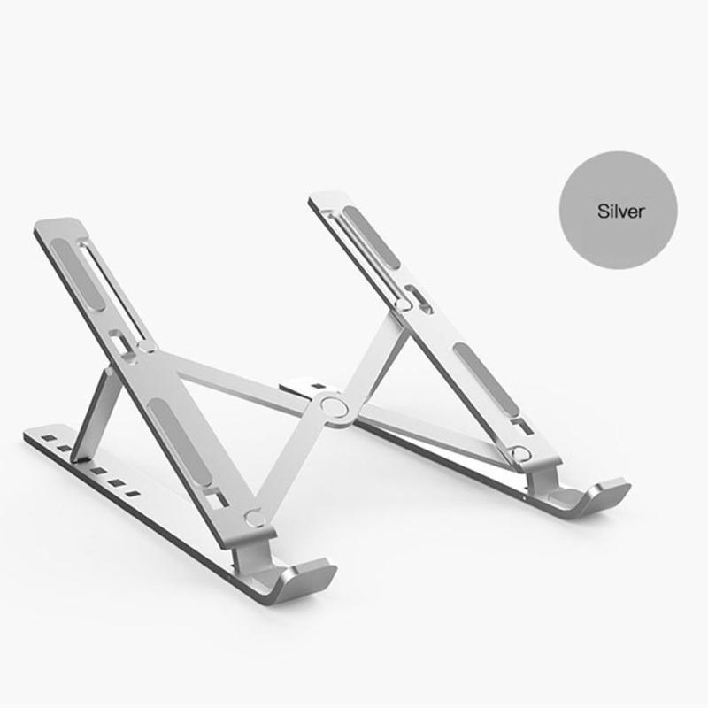 Jual Iit Adjustable Laptop Stand Foldable Aluminium Alloy Holder Mount For Up To 15 6 Inch Pc Online November 2020 Blibli