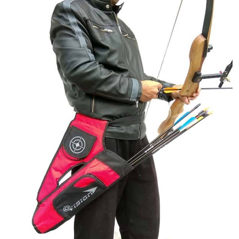 Jual Vision Quiver Arrow Tabung Archery Tas Anak Panah Red