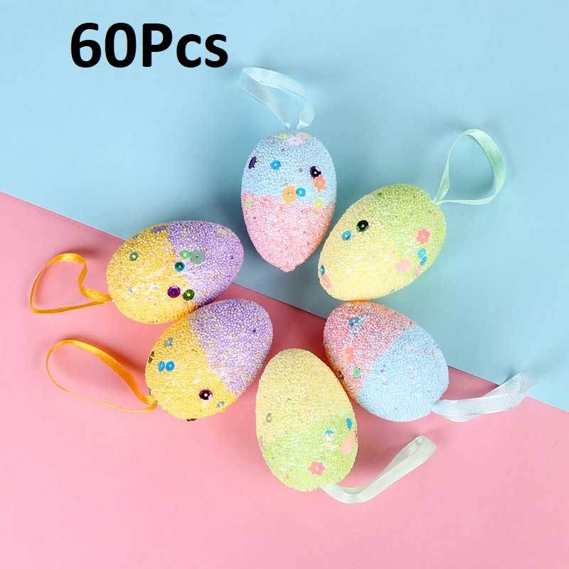 Jual Eds Foam Easter Eggs Decorative Painted For Festival