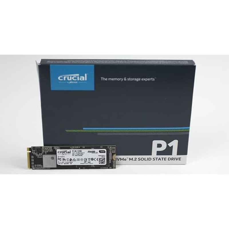 Jual Crucial P1 1TB 3D NAND NVMe PCIe M.2 SSD CT1000P1SSD8 di