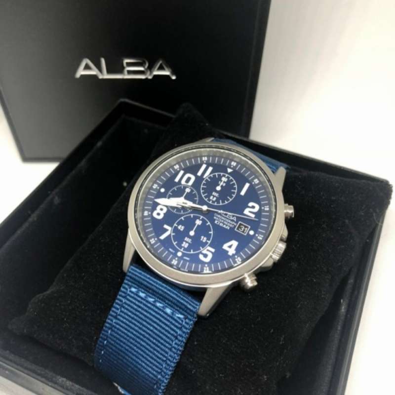 Jam alba 10 bar discount chronograph