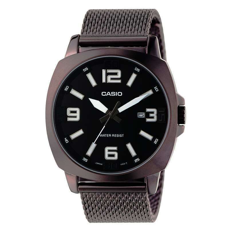 CASIO Enticer MTP 1350DD -1A Nylon Mesh Bracelet Analog Original Garansi  Resmi Jam Tangan Pria