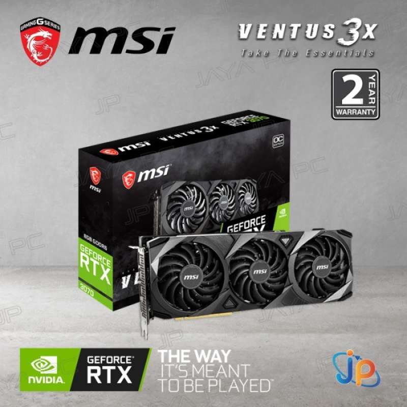 Jual VGA Msi Geforce Rtx 3070 Ventus 3x Plus Oc 8gb GB Ddr6 Di
