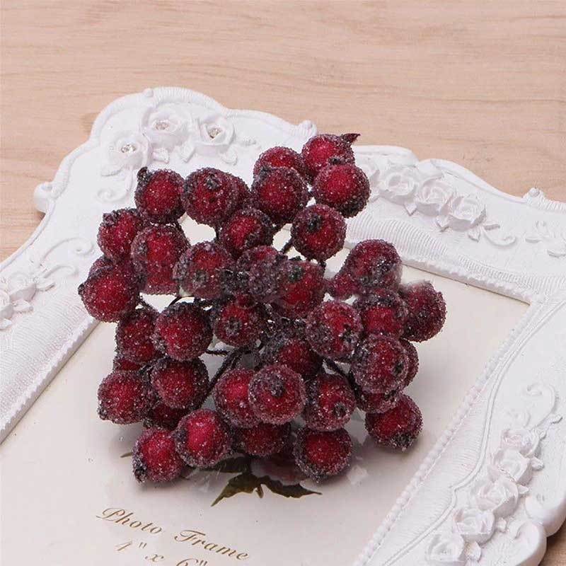 Jual Bluelans 1 Bouquet Mini Christmas Foam Frosted Fruit Artificial Holly Berry Home Decor Online November 2020 Blibli Com