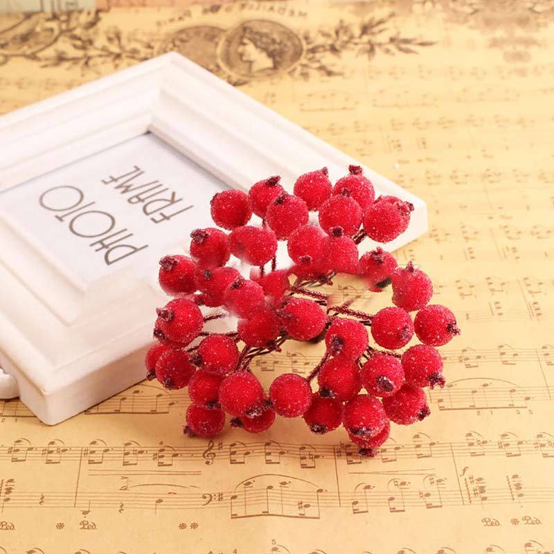 Jual Bluelans 1 Bouquet Mini Christmas Foam Frosted Fruit Artificial Holly Berry Home Decor Online November 2020 Blibli Com