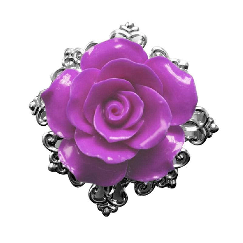 Jual Bluelans Big Rose Flower Napkin Ring Serviette Holder Party