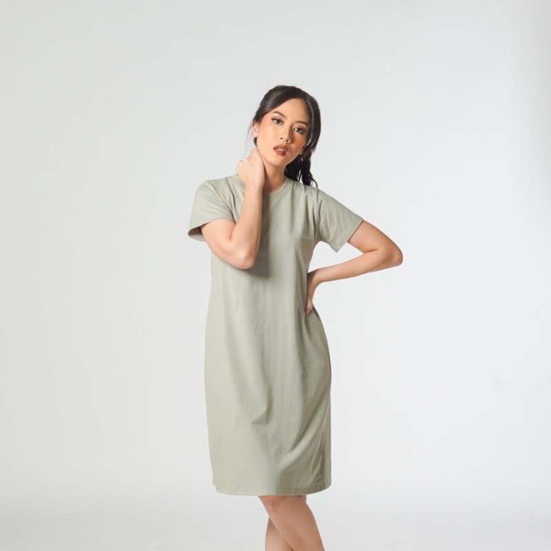 Dress kaos polos hotsell