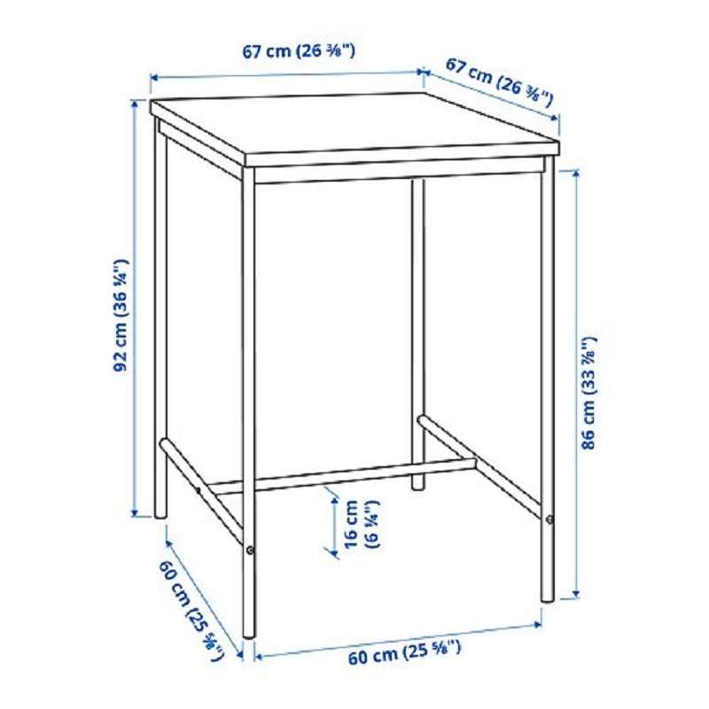 Tinggi hot sale bar table