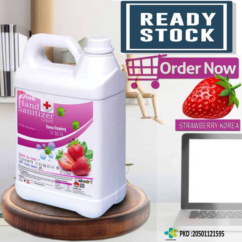 Promo Opi Hand Sanitizer Liter Cair Varian Wangi Segar Dengan
