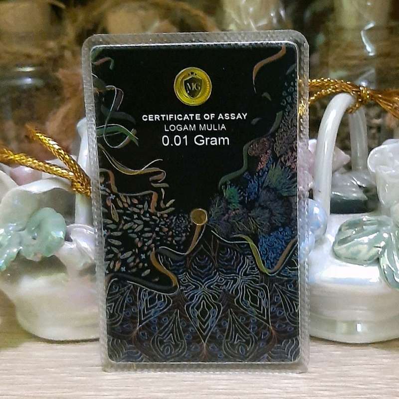 Jual Logam Mulia Minigold Souvenir 0.01 gram di Seller Deamourgold