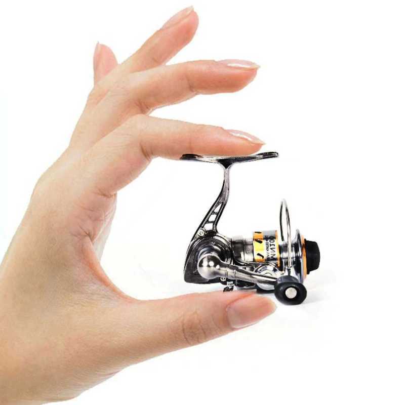 Promo POWER Reel Pancing Mini Spinning Fishing Reel 4.3:1 Gear