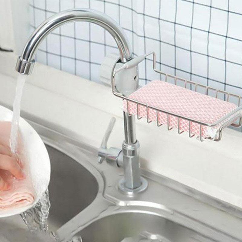 Jual H Ikea Stainless Steel Faucet Storage Rack Sink Hanging Organization Holder For Bathroom Kitchen Online September 2020 Blibli Com
