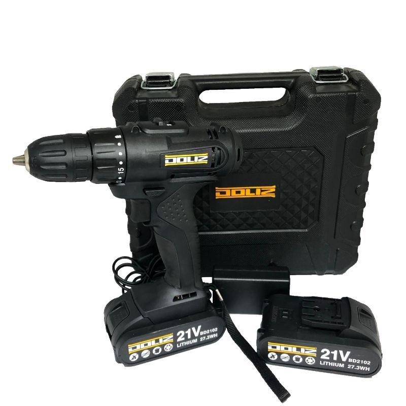 Doliz Cordless Drill 21 V DOLIZ BD 618 Mesin Bor Baterai 21 Volt