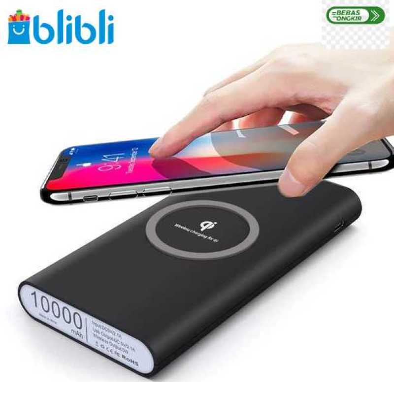 Power Bank Qi Wireless Charging Pad Port 10000mAh 042