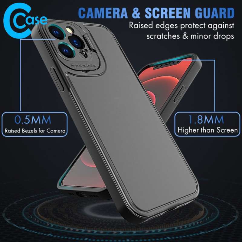 Premium Camera Protection Holder Case iPhone 11 12 13 Mini Pro Max