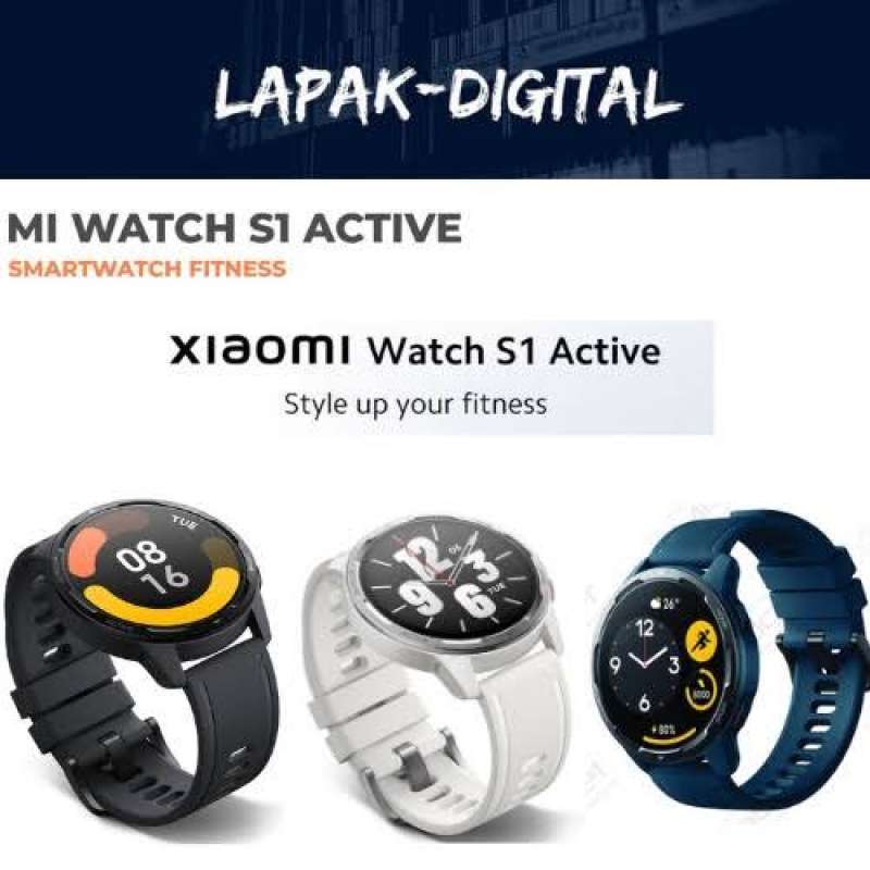 Jual Xiaomi Watch S1 Active Smartwatch Amoled Display Garansi