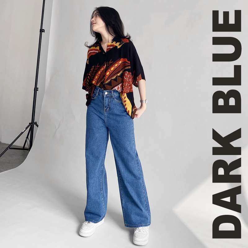 Jual Afareen Kulot Jeans Boyfriend 