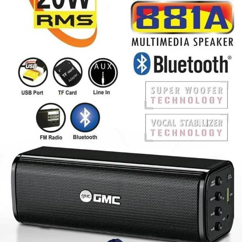 Jual Gmc 881a Bluetooth Speaker Portable Gratis Ongkir Untuk Wilayah Kota Cirebon Hitam Online Februari 2021 Blibli