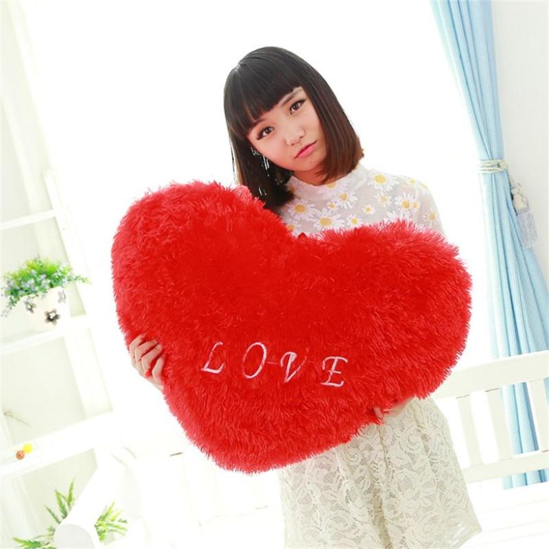 Jual H Ikea Cute Heart Hugging Pillow Classic Plush Cushion For