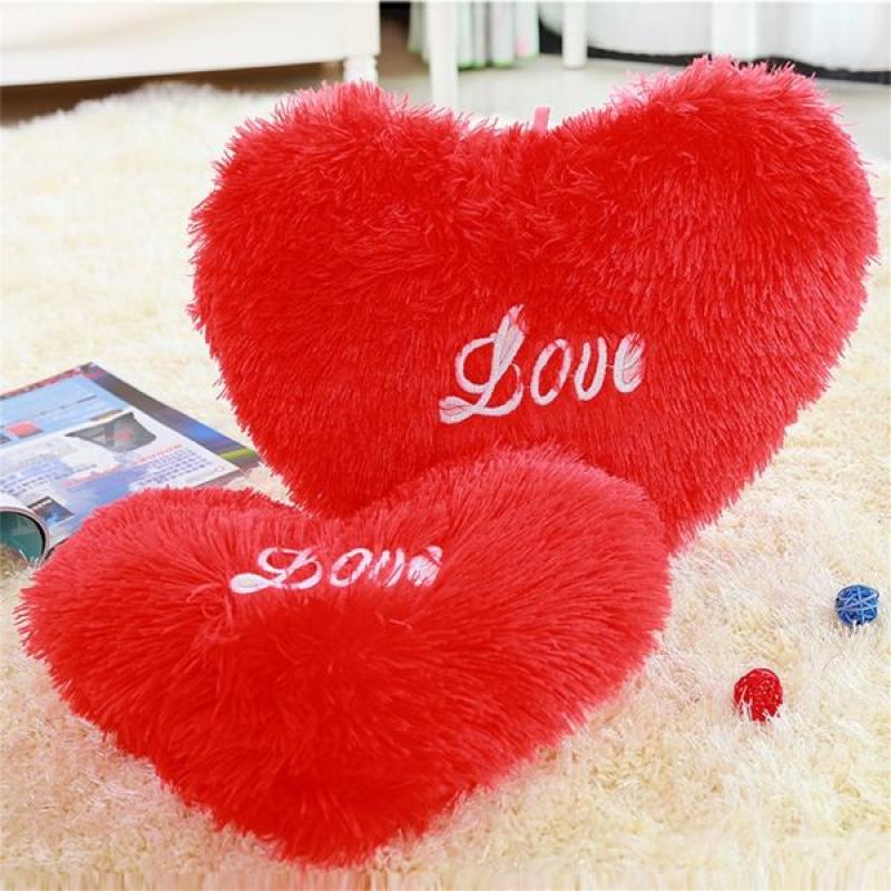 Jual H Ikea Cute Heart Hugging Pillow Classic Plush Cushion For