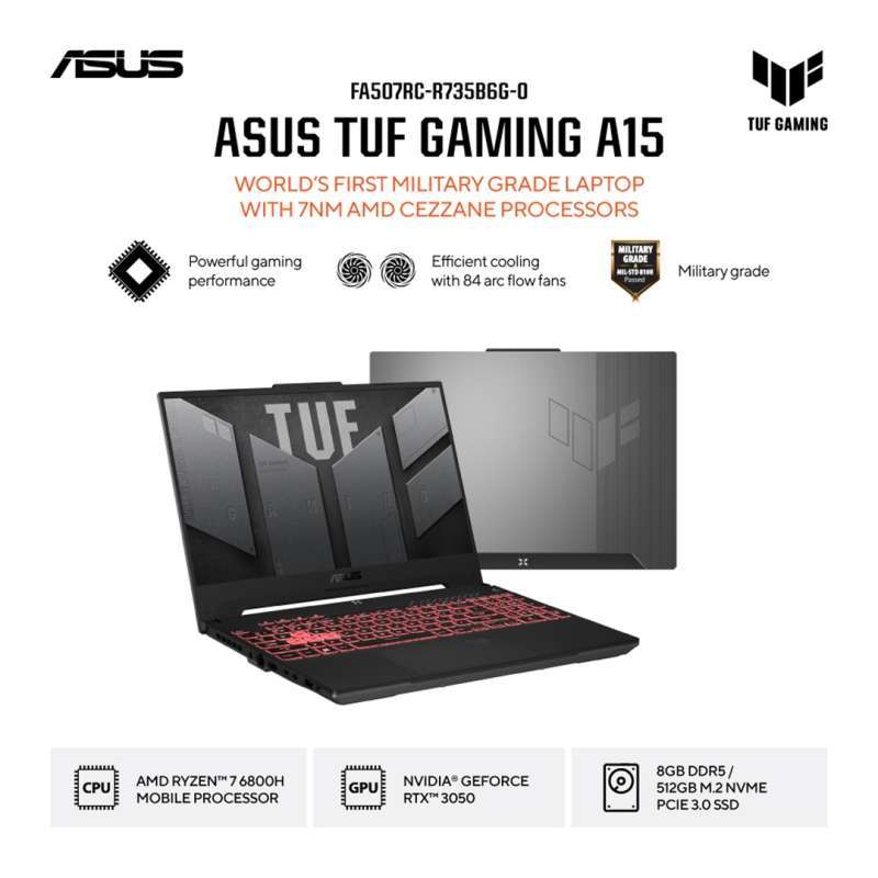 Ryzen 4800u Asus Jual Asus Tuf Gaming A15 Fa507rc-r735b6g-o Amd
