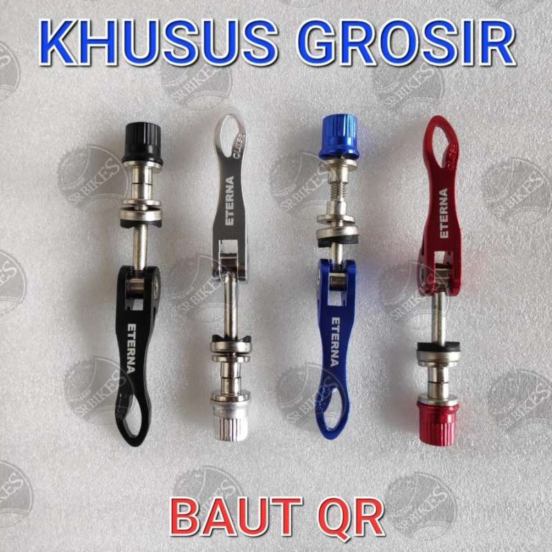 Jual BAUT QUICK RELEASE QR Seatpost Tiang Sadel Sepeda SILVER di