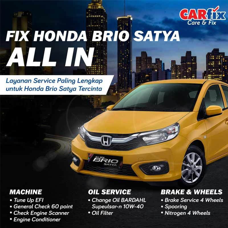 Jual Carfix Fix All In E Voucher Paket Service Mobil For Honda Brio Mesin Ganti Oli Rem Jateng Diy Online Februari 2021 Blibli
