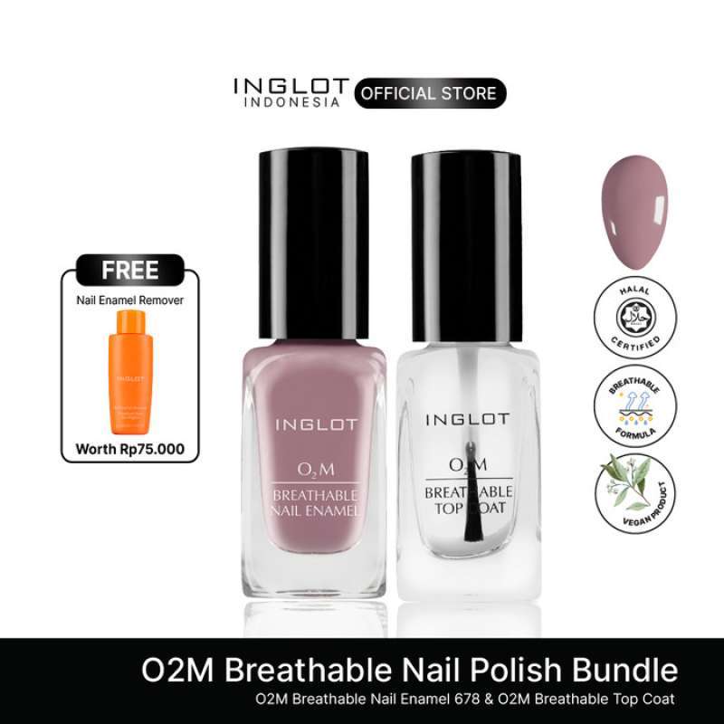 Promo INGLOT Warna Favorit O2M Bundle - Kutek Halal Top Coat O2M 678 & Gift Diskon 2% di Seller Jaya Unggul Sejahtera - Kota Jakarta Barat, DKI Jakarta | Blibli Promo INGLOT Warna Favorit O2M Bundle - Kutek Halal Top Coat O2M 678 & Gift Diskon 2% di Seller Jaya Unggul Sejahtera - Kota Jakarta Barat, DKI Jakarta | Blibli