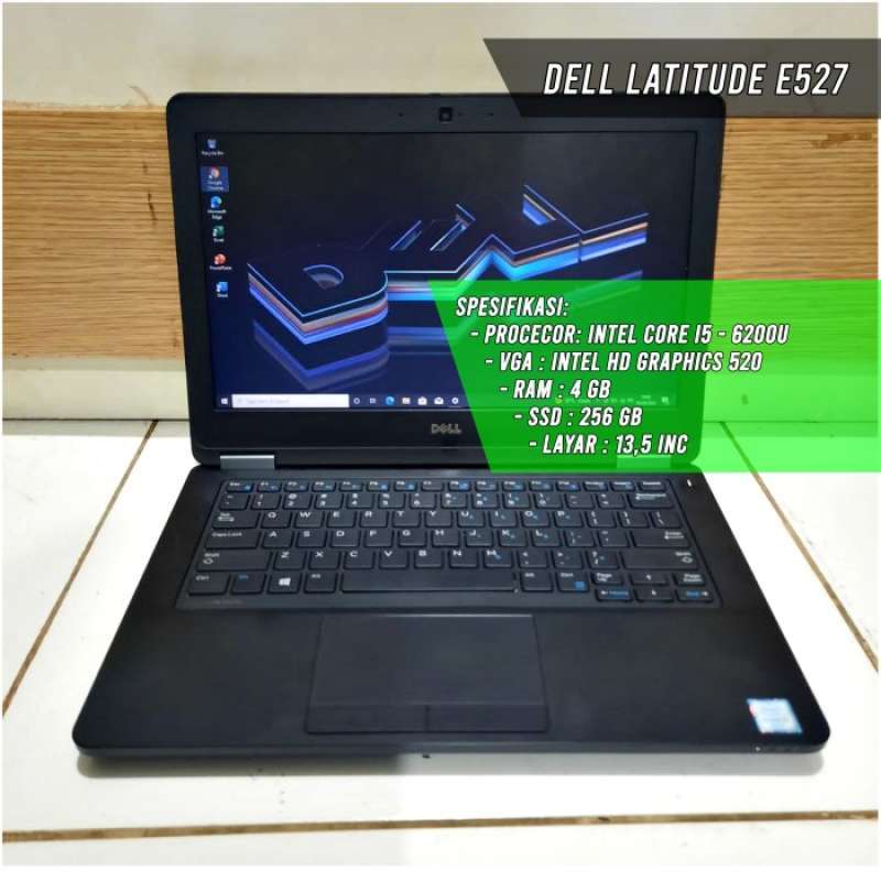 Jual Laptop Dell Latitude E5270 Core I5-6200u RAM 4/256gb Ssd VGA