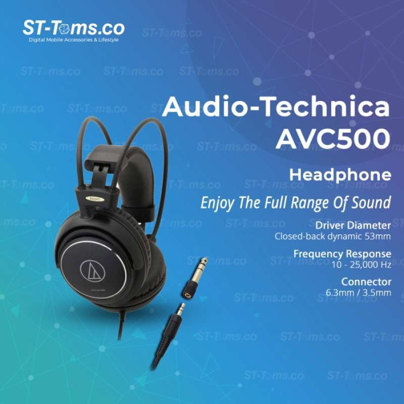 Jual Audio-technica Ath-avc500 Avc 500 Closed Back Dynamic