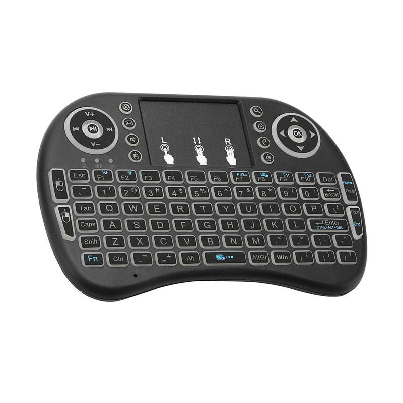 Black Mini Wireless Keyboard and Mouse Set Mini 2.4GHz Ergonomic for PC Laptop