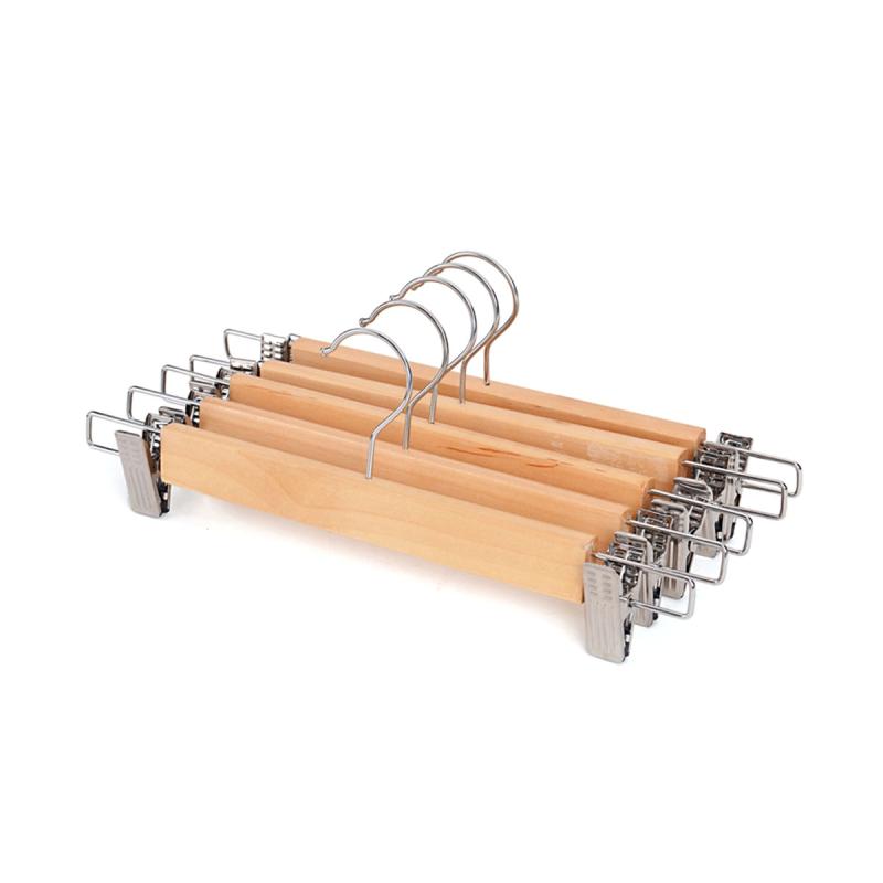Jual H Ikea Pants Hangers Solid Wood Trousers Rack Clothes Skirt Storage Hanger Set With Anti Slip Metal Clips For Adult 5 Pcs Online September 2020 Blibli Com