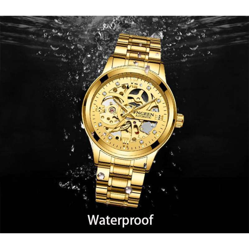 Jual FNGEEN 6018 Jam Tangan Pria Mechanical Automatic Luxury