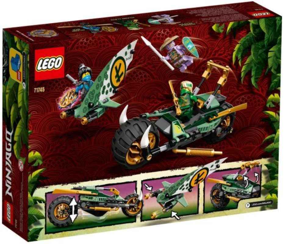 Jual LEGO Ninjago 71745 Lloyd's Jungle Chopper Bike Mainan Anak