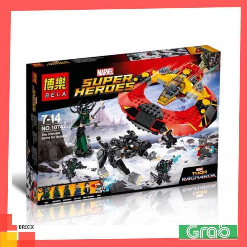Jual BELA 10747 LEGO SUPERHERO THE ULTIMATE BATTLE FOR ASGARD di