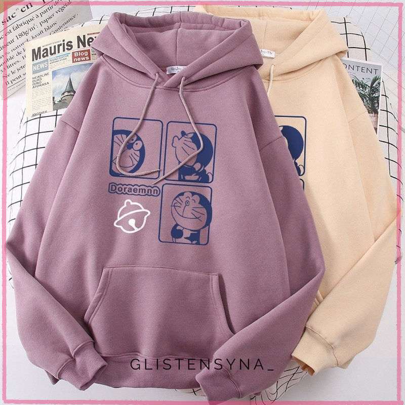 Jaket hoodie doraemon online