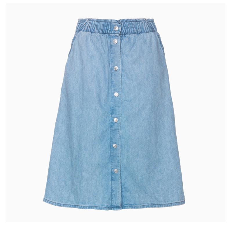 levi's lightweight midi skirt