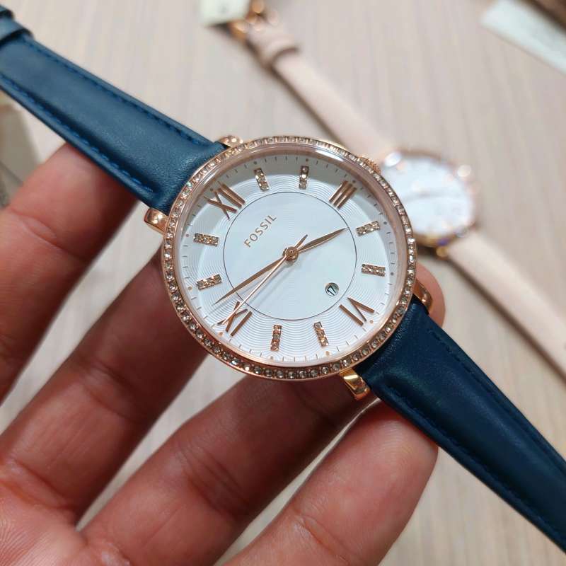 Jual Fossil Jacqueline Leather Strap Jam Tangan Wanita Es4303 Creame Di Seller Markasfashionjam Perak Timur Kota Surabaya Blibli