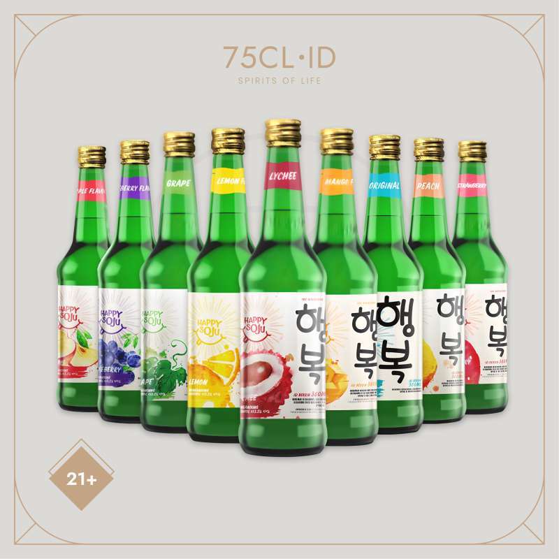 Jual Happy Soju Promo All Variant Flavors (Paket 4 Botol + 1 ...