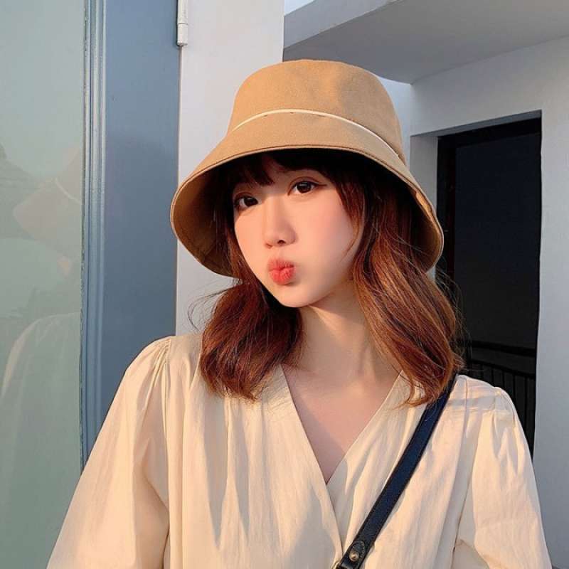 Topi bucket casual discount