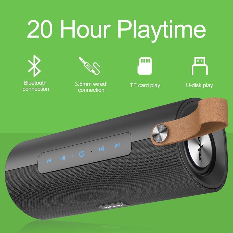 Jual Bluetooth Speakers Zealot S30 Portable Wireless Stereo Keras Suara Jernih Dan Bass 20 Jam Playtime Bluetooth 5 Mikrofon Wireless Speaker Online Februari 2021 Blibli
